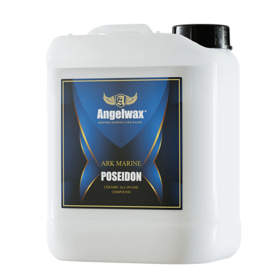 Angelwax Poseidon All In One Compound  to correct, refine,polish and protect the gel coat and other painted exterior marine surfaces of boats, yachts 