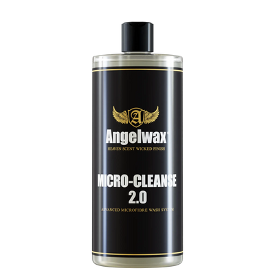 Angelwax Micro Cleanse 2.0 detergent to safely wash your microfiber cloths.