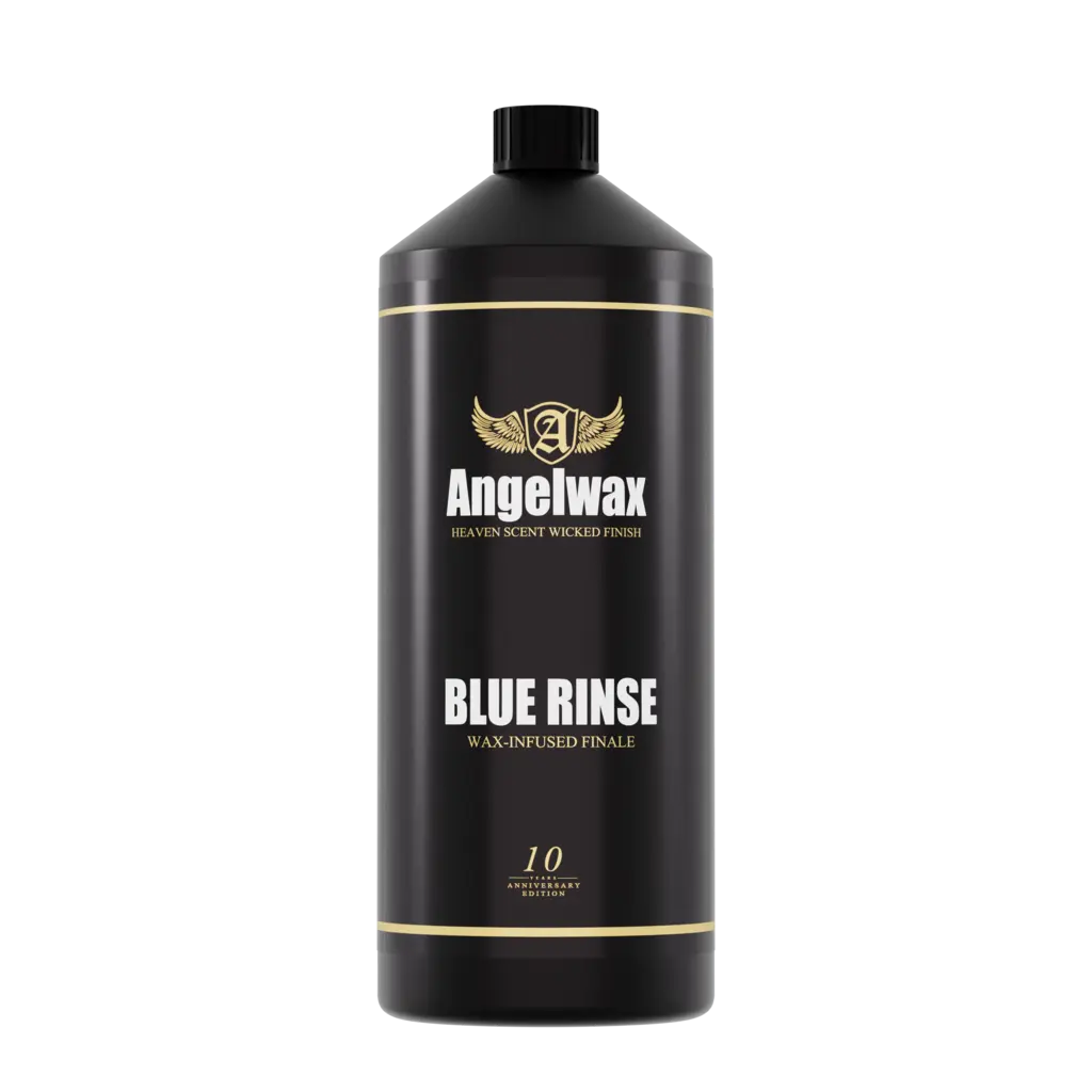 Blue RInse a water based spray on, rinse off wax to aid with the rinsing, drying and gloss finish of your vehicle.