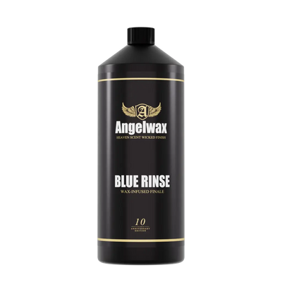 Blue RInse a water based spray on, rinse off wax to aid with the rinsing, drying and gloss finish of your vehicle.