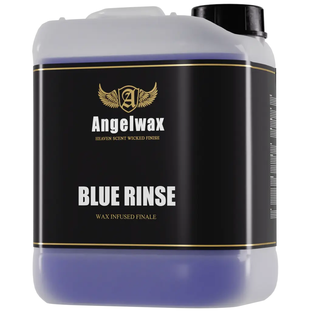 Blue RInse a water based spray on, rinse off wax to aid with the rinsing, drying and gloss finish of your vehicle.