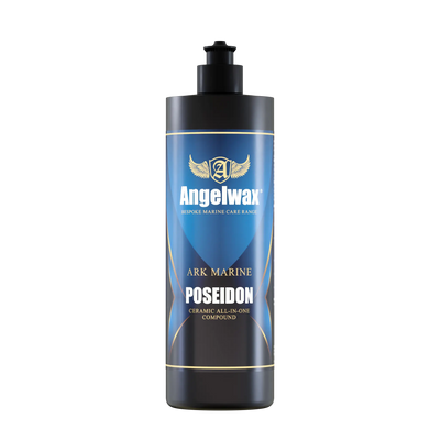 Angelwax Poseidon All In One Compound  to correct, refine,polish and protect the gel coat and other painted exterior marine surfaces of boats, yachts 