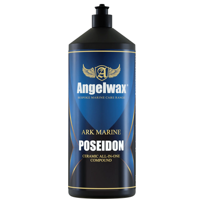 Angelwax Poseidon All In One Compound  to correct, refine,polish and protect the gel coat and other painted exterior marine surfaces of boats, yachts 